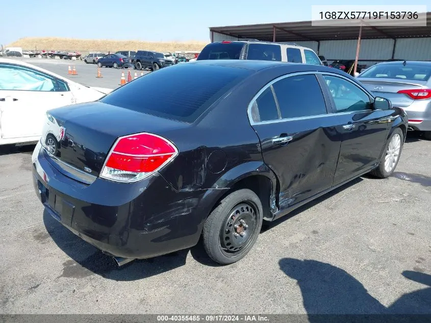 2009 Saturn Aura Xr VIN: 1G8ZX57719F153736 Lot: 40355485