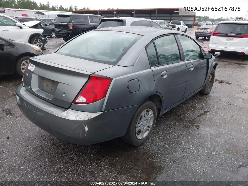 2005 Saturn Ion 2 VIN: 1G8AJ52F65Z167878 Lot: 40273232