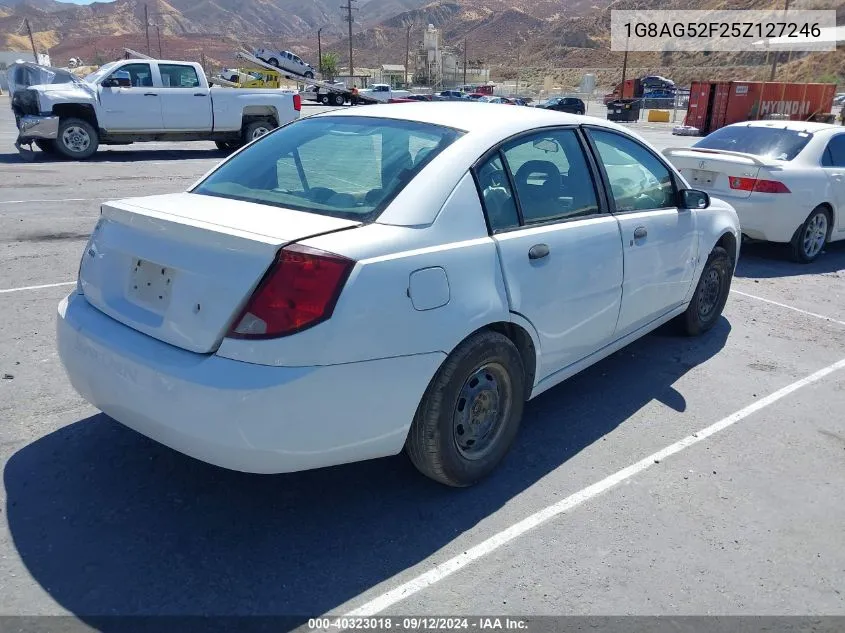 2005 Saturn Ion 1 VIN: 1G8AG52F25Z127246 Lot: 40323018