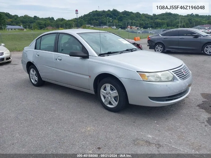 2006 Saturn Ion Level 2 VIN: 1G8AJ55F46Z196048 Lot: 40158080