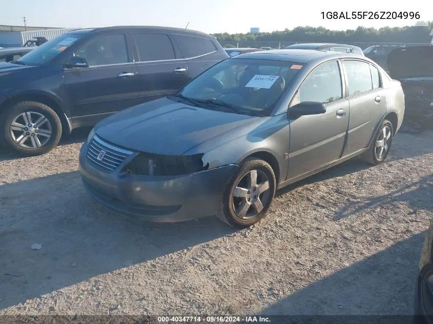 2006 Saturn Ion 3 VIN: 1G8AL55F26Z204996 Lot: 40347714