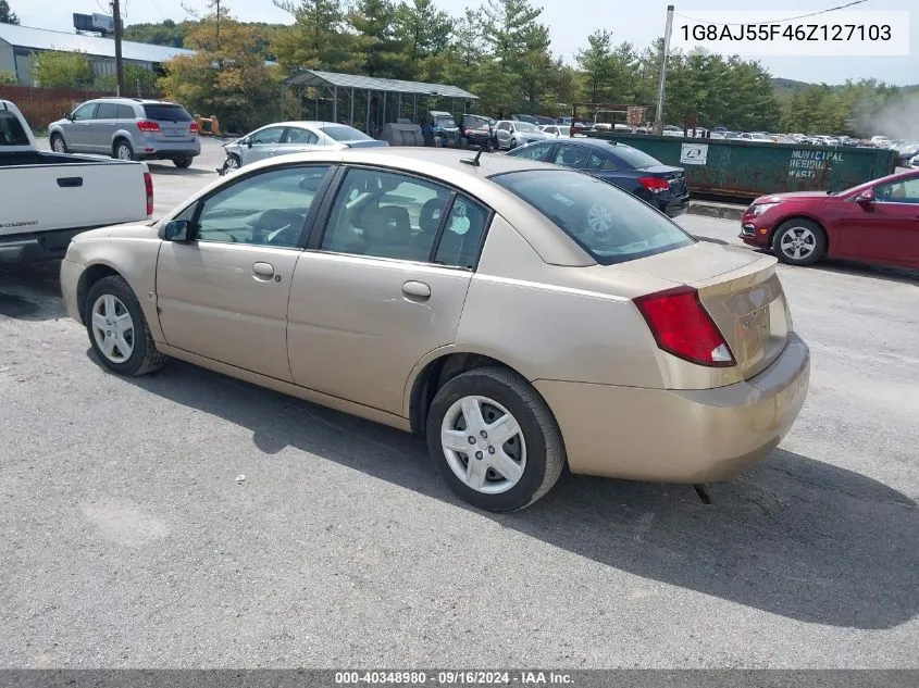 2006 Saturn Ion 2 VIN: 1G8AJ55F46Z127103 Lot: 40348980