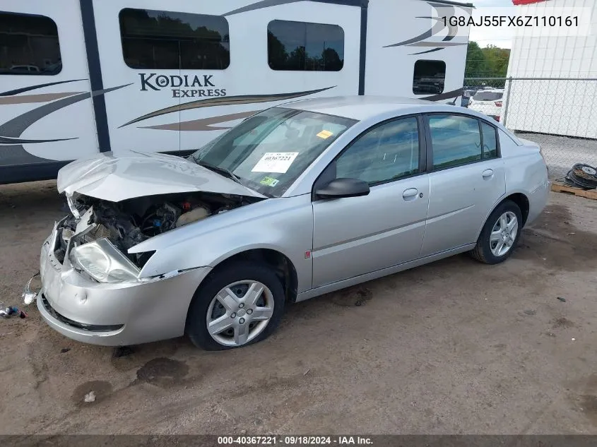 2006 Saturn Ion Level 2 VIN: 1G8AJ55FX6Z110161 Lot: 40367221