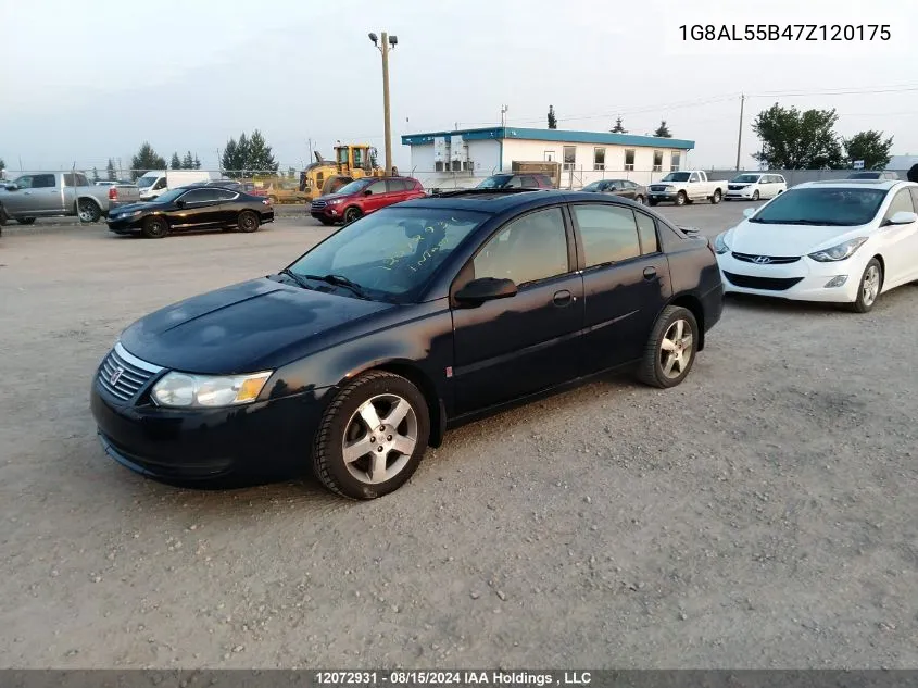 2007 Saturn Ion Sedan VIN: 1G8AL55B47Z120175 Lot: 12072931