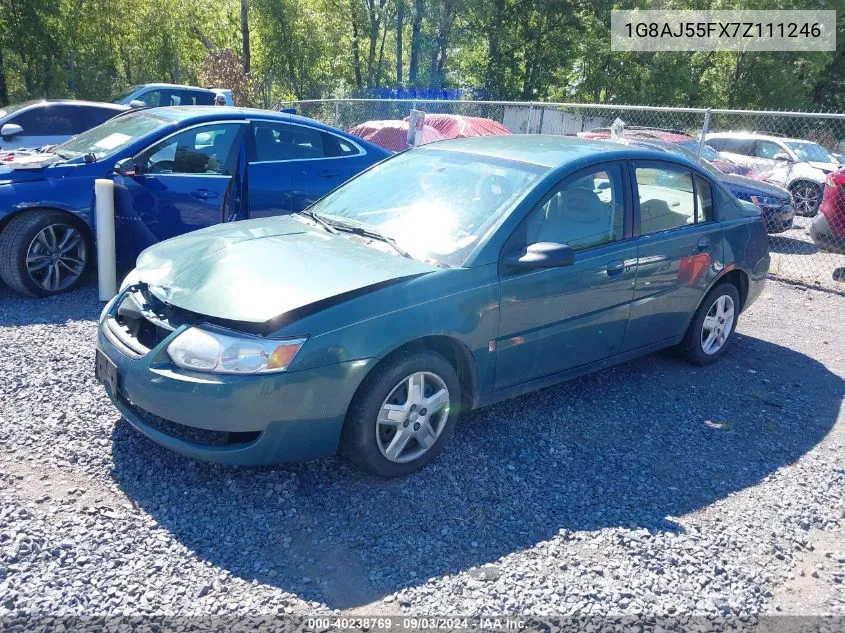 2007 Saturn Ion 2 VIN: 1G8AJ55FX7Z111246 Lot: 40238769