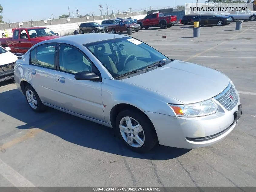 2007 Saturn Ion 2 VIN: 1G8AJ55F07Z206091 Lot: 40283476