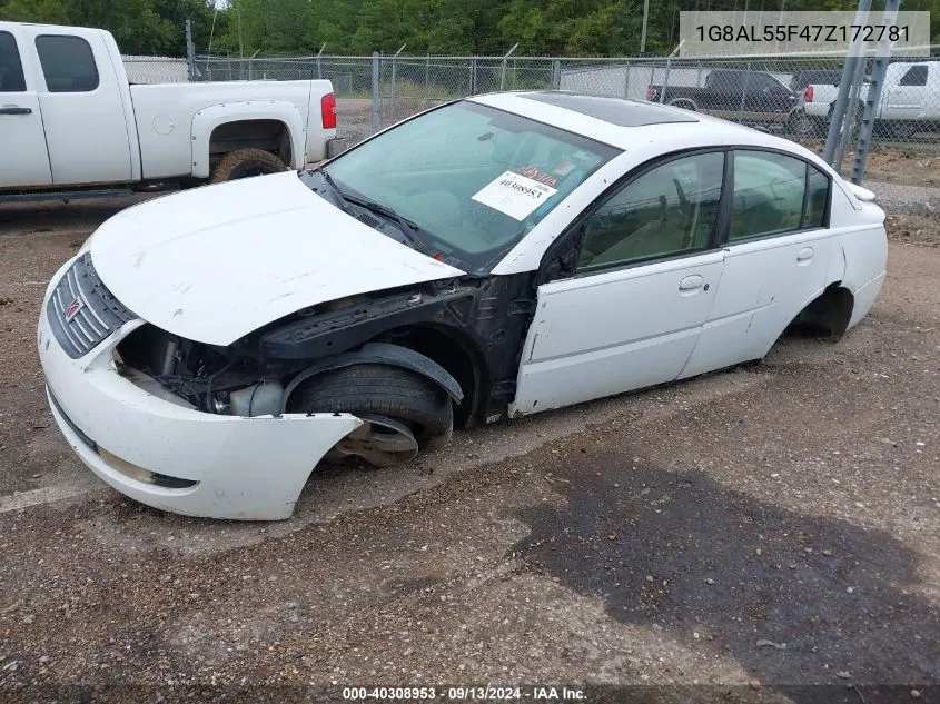 1G8AL55F47Z172781 2007 Saturn Ion Level 3