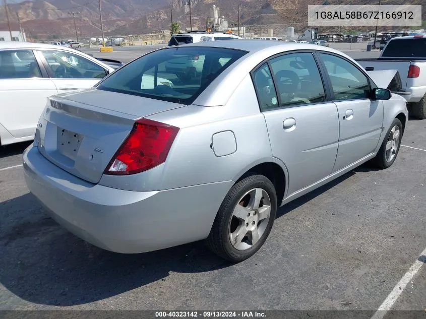 2007 Saturn Ion 3 VIN: 1G8AL58B67Z166912 Lot: 40323142