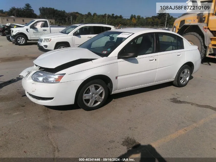 1G8AJ58F87Z210109 2007 Saturn Ion Level 2