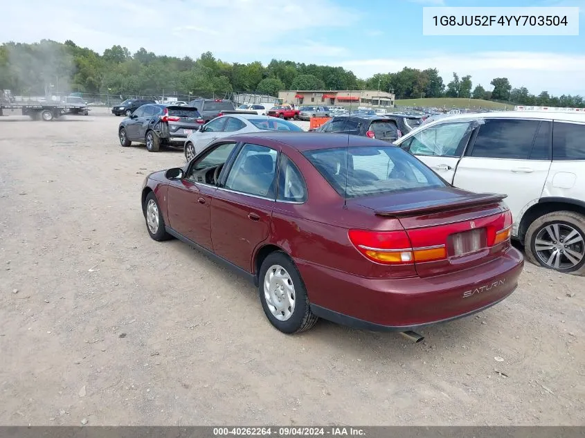 1G8JU52F4YY703504 2000 Saturn Ls1