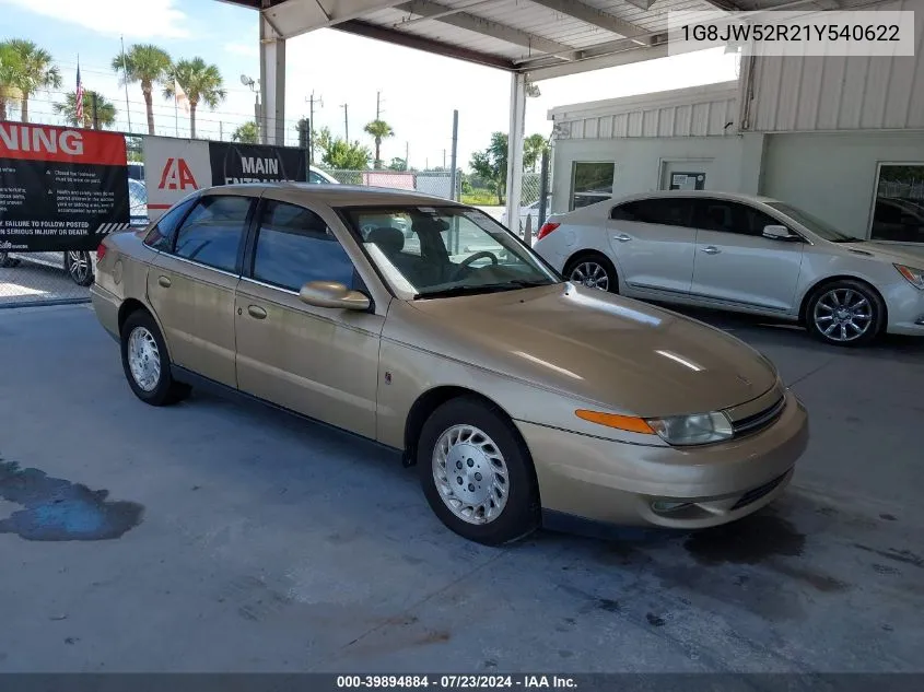 2001 Saturn L300 VIN: 1G8JW52R21Y540622 Lot: 39894884