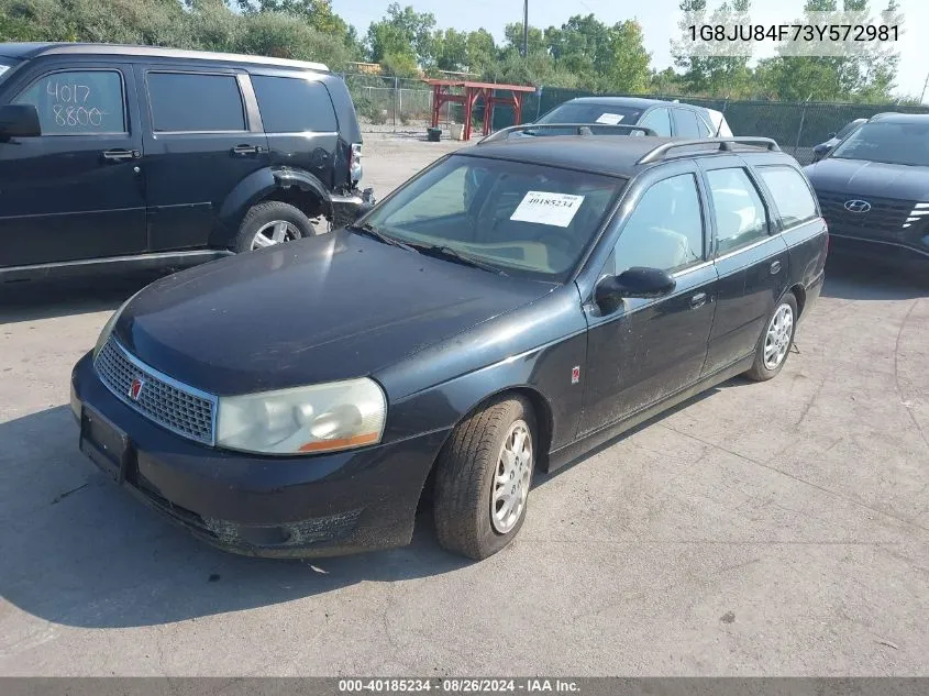 2003 Saturn L-Series Lw200 VIN: 1G8JU84F73Y572981 Lot: 40185234