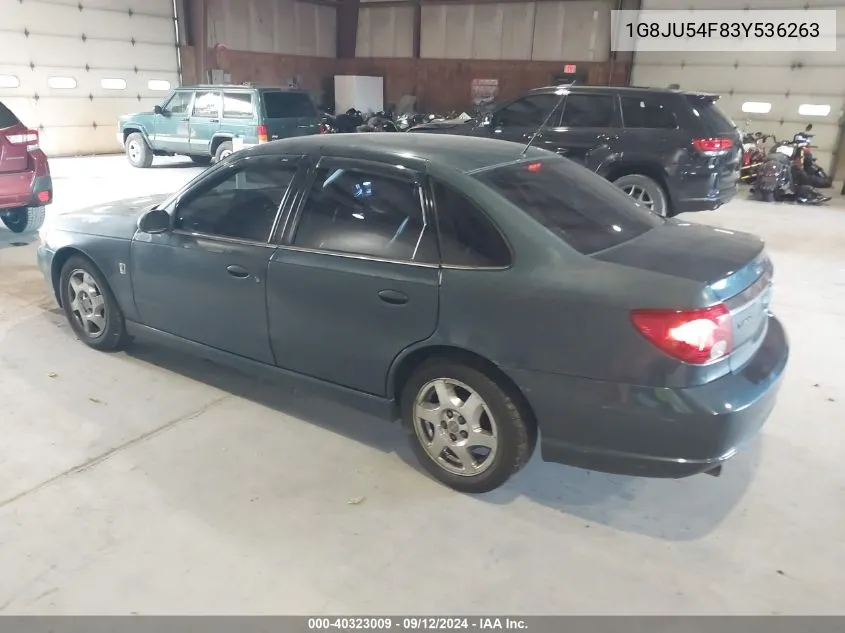 2003 Saturn L200 VIN: 1G8JU54F83Y536263 Lot: 40323009