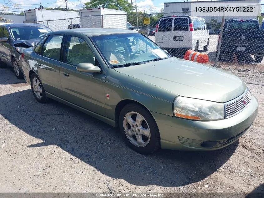 2004 Saturn L300 2 VIN: 1G8JD54RX4Y512221 Lot: 40282989