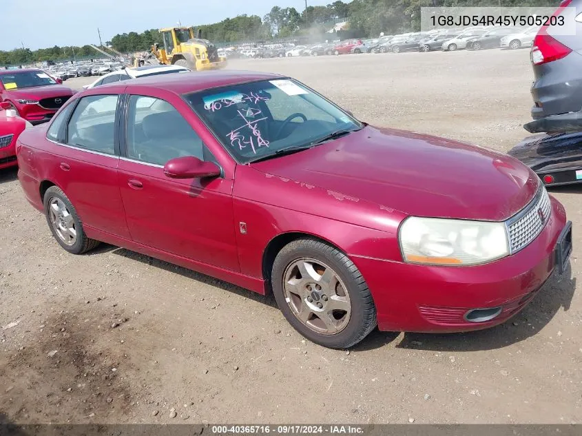 2005 Saturn L300 VIN: 1G8JD54R45Y505203 Lot: 40365716