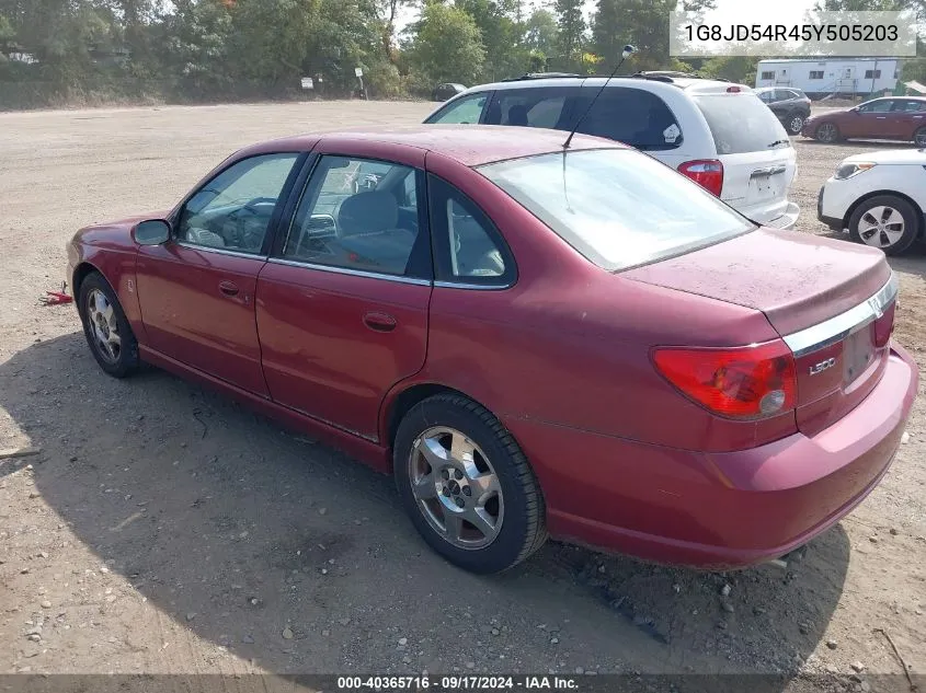 2005 Saturn L300 VIN: 1G8JD54R45Y505203 Lot: 40365716