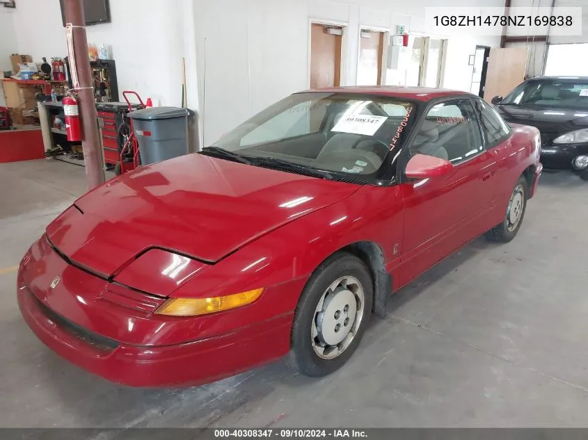 1992 Saturn Sc VIN: 1G8ZH1478NZ169838 Lot: 40308347