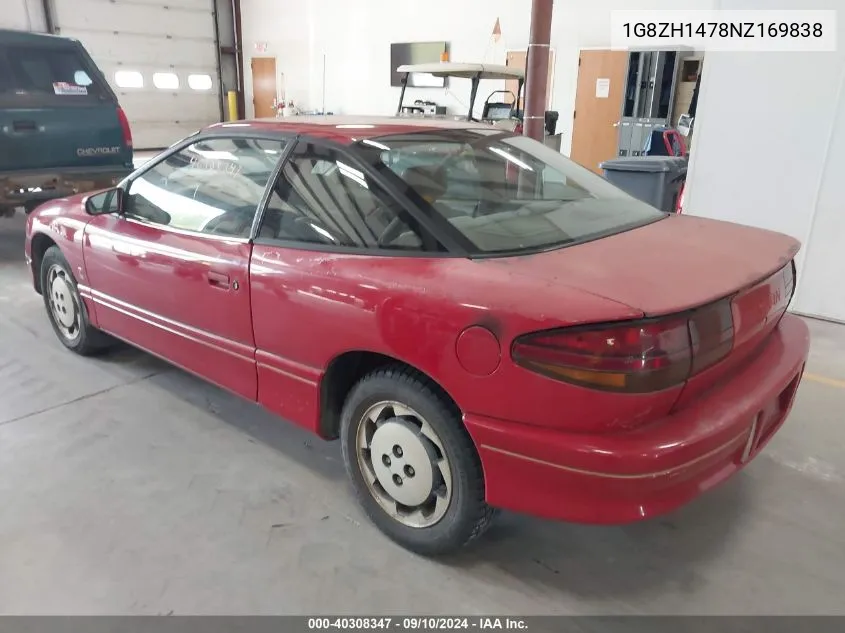 1992 Saturn Sc VIN: 1G8ZH1478NZ169838 Lot: 40308347