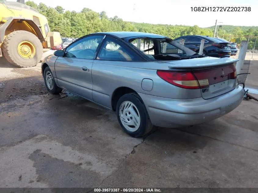 1997 Saturn Sc Sc2 VIN: 1G8ZH1272VZ202738 Lot: 39573387