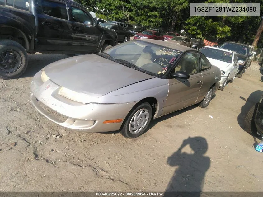 1998 Saturn Sc1 VIN: 1G8ZF1281WZ234080 Lot: 40222872