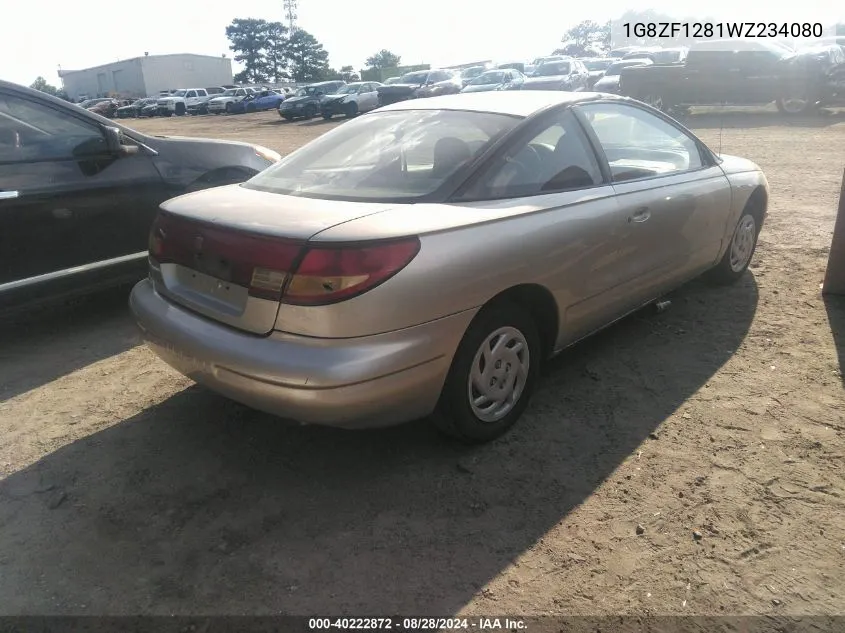 1998 Saturn Sc1 VIN: 1G8ZF1281WZ234080 Lot: 40222872