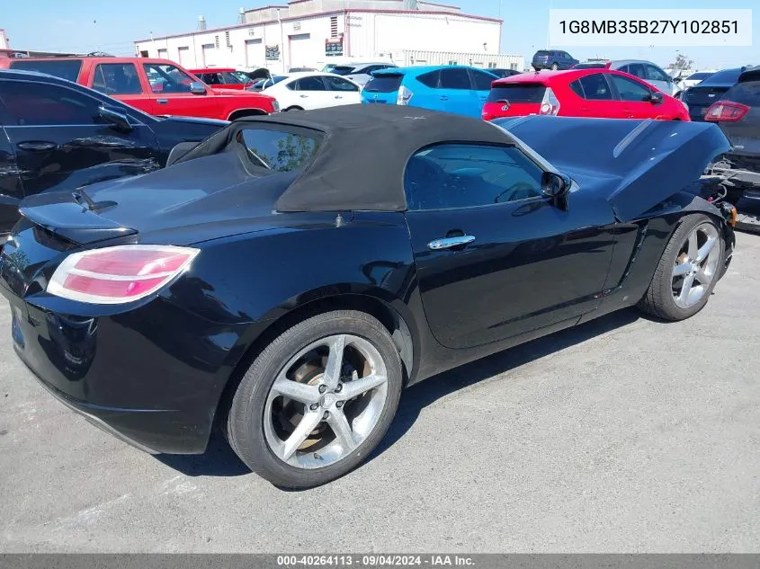 1G8MB35B27Y102851 2007 Saturn Sky