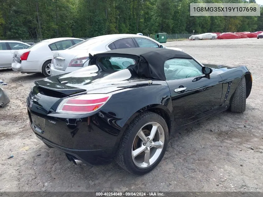 2009 Saturn Sky Red Line VIN: 1G8MG35X19Y107698 Lot: 40254049