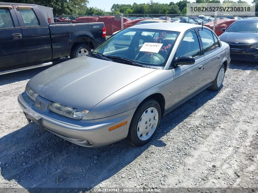 1997 Saturn Sl Sl2 VIN: 1G8ZK5275VZ308318 Lot: 39743947