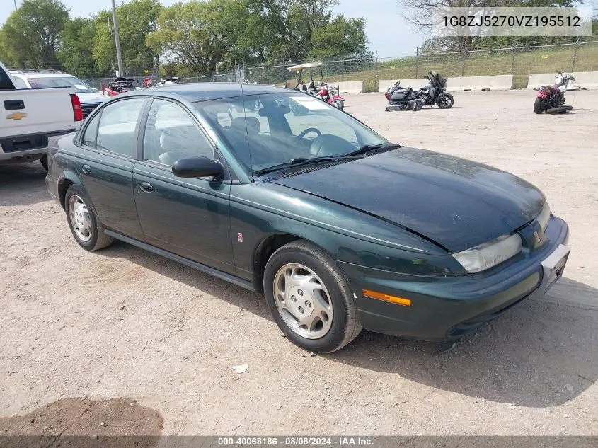 1997 Saturn Sl Sl2 VIN: 1G8ZJ5270VZ195512 Lot: 40068186