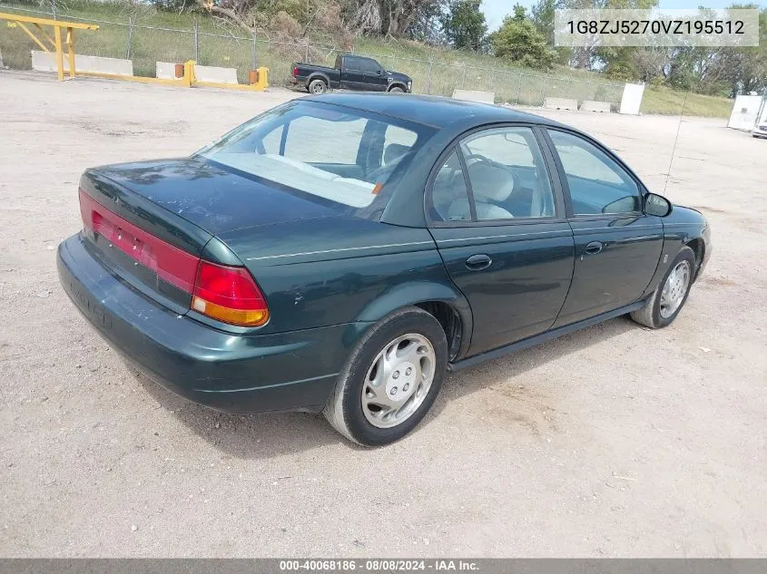 1997 Saturn Sl Sl2 VIN: 1G8ZJ5270VZ195512 Lot: 40068186