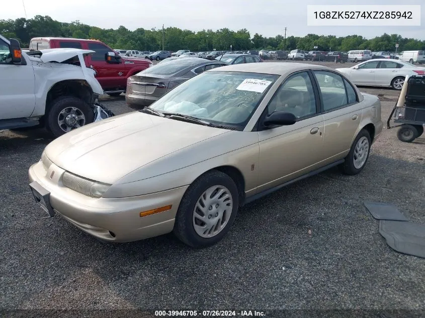 1G8ZK5274XZ285942 1999 Saturn Sl2