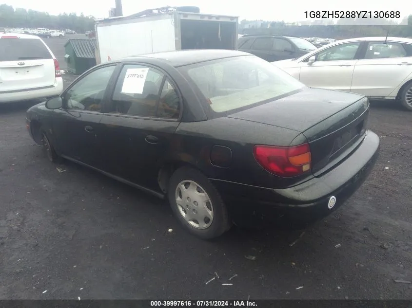 2000 Saturn Sl1 VIN: 1G8ZH5288YZ130688 Lot: 39997616