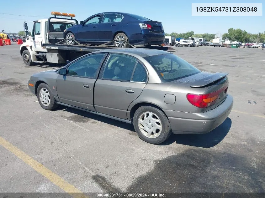 2001 Saturn Sl2 VIN: 1G8ZK54731Z308048 Lot: 40231731