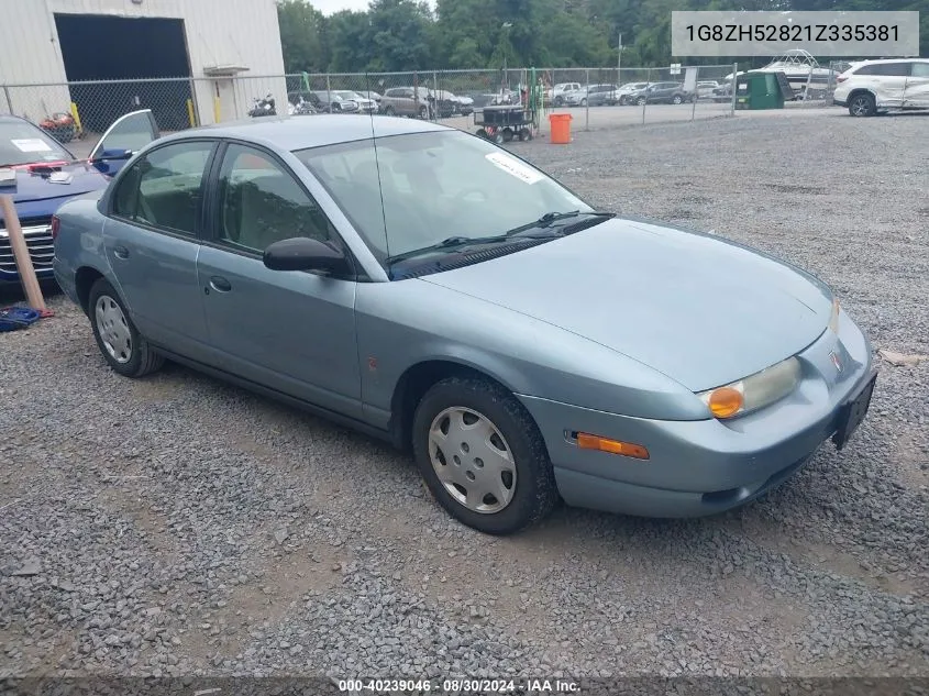 2001 Saturn Sl1 VIN: 1G8ZH52821Z335381 Lot: 40239046