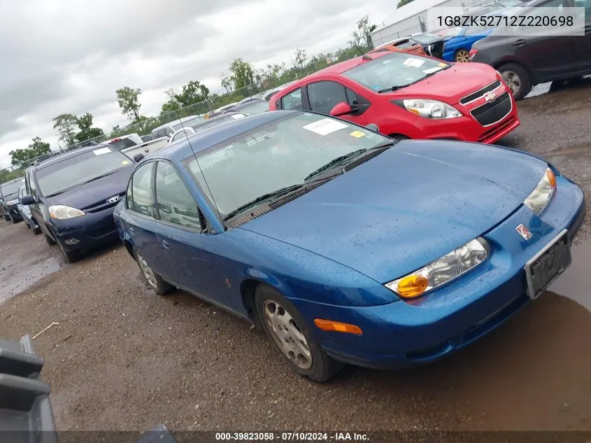 2002 Saturn S-Series Sl2 VIN: 1G8ZK52712Z220698 Lot: 39823058