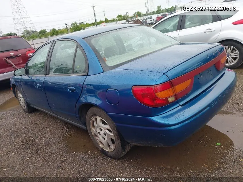 2002 Saturn S-Series Sl2 VIN: 1G8ZK52712Z220698 Lot: 39823058