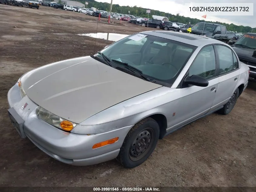 2002 Saturn S-Series Sl1 VIN: 1G8ZH528X2Z251732 Lot: 39981545