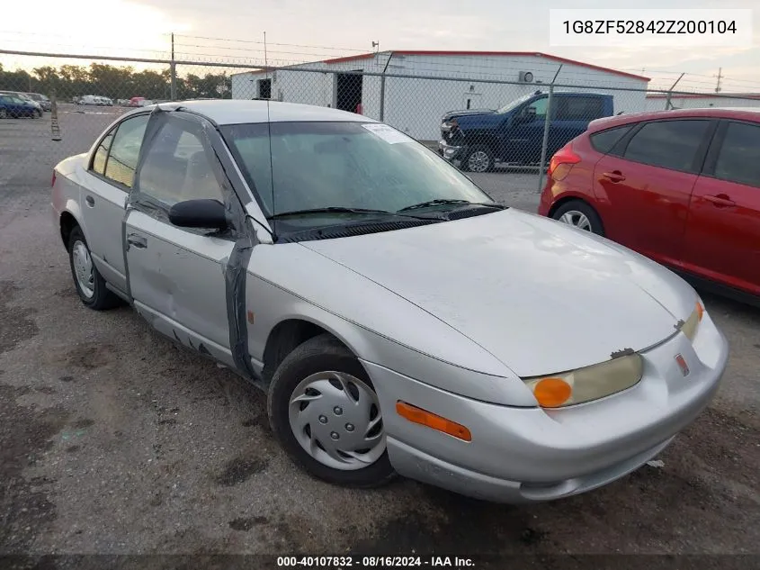 2002 Saturn Sl VIN: 1G8ZF52842Z200104 Lot: 40107832