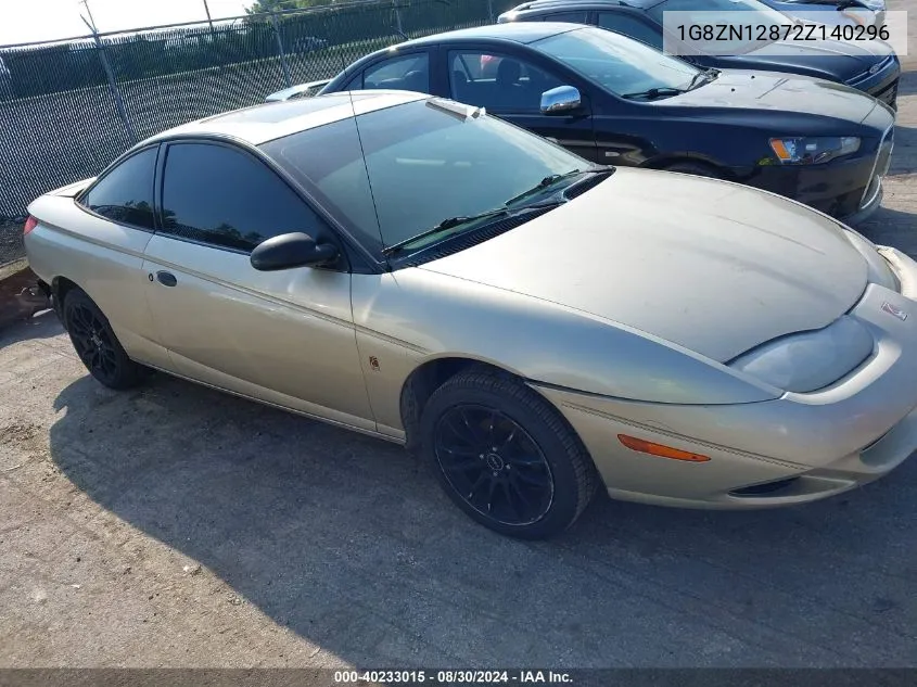 2002 Saturn S-Series Sc1 VIN: 1G8ZN12872Z140296 Lot: 40233015