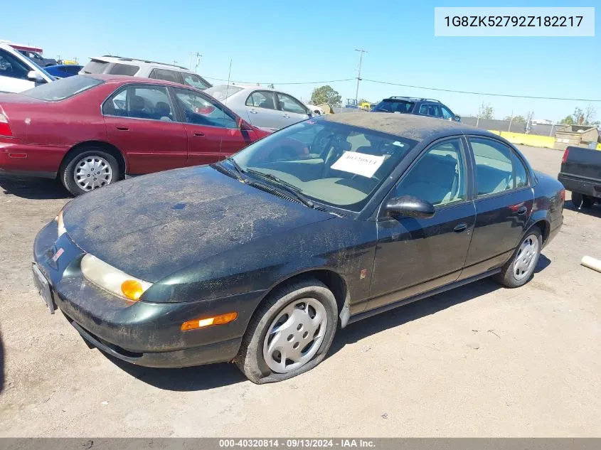 2002 Saturn S-Series Sl2 VIN: 1G8ZK52792Z182217 Lot: 40320814