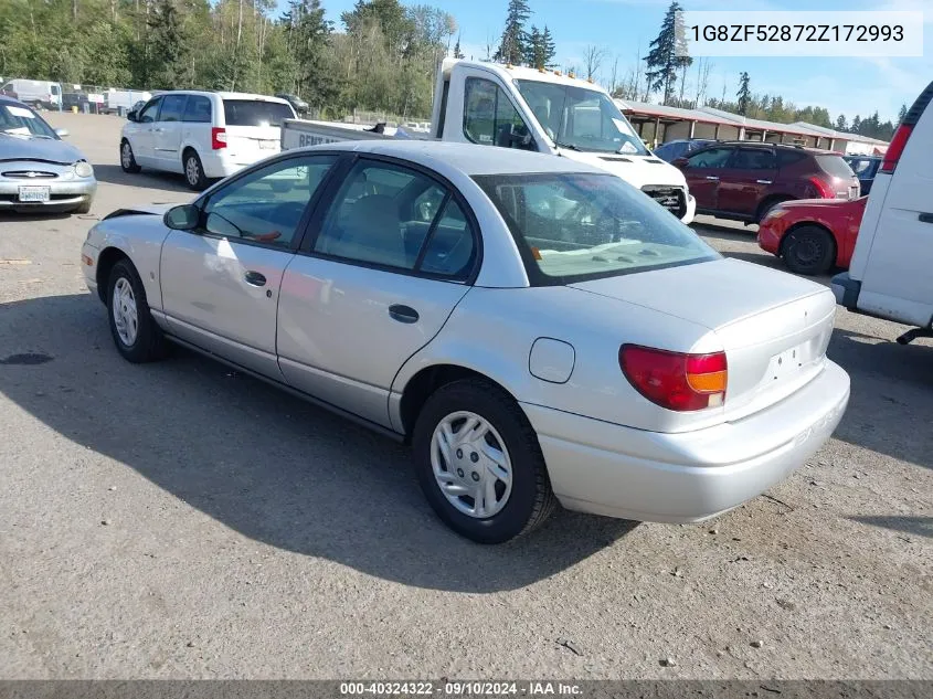 2002 Saturn S-Series Sl VIN: 1G8ZF52872Z172993 Lot: 40324322