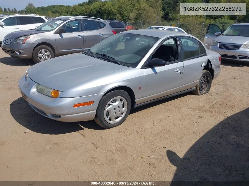 2002 Saturn Sl2 VIN: 1G8ZK52732Z258272 Lot: 40332848