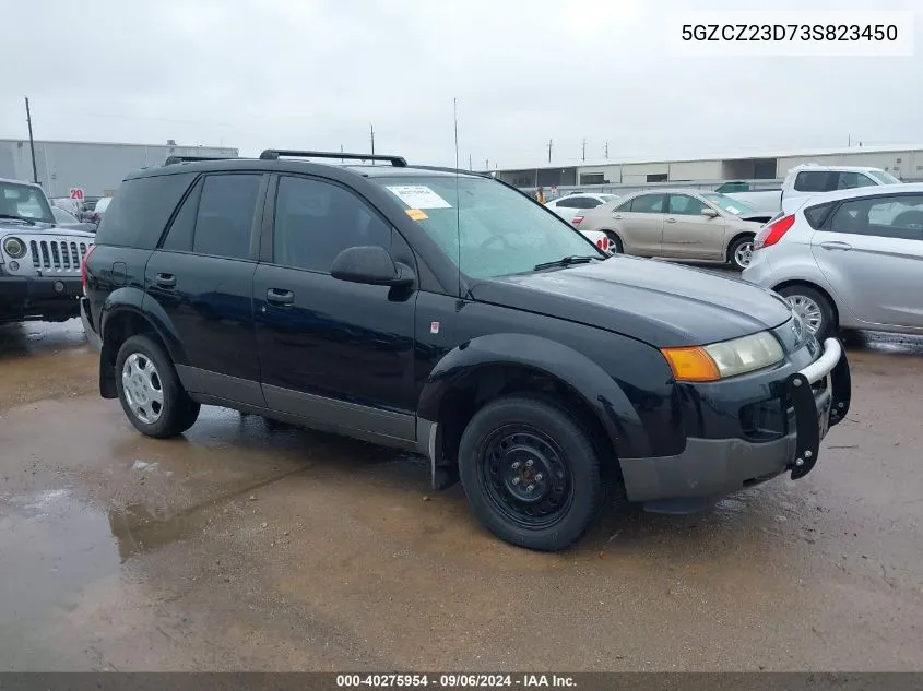 2003 Saturn Vue 4 Cyl VIN: 5GZCZ23D73S823450 Lot: 40275954