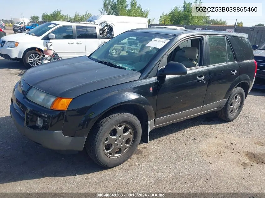 2003 Saturn Vue V6 VIN: 5GZCZ53B03S865460 Lot: 40349263