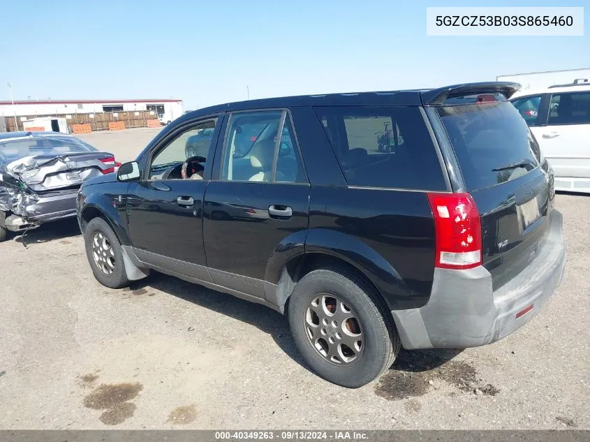 2003 Saturn Vue V6 VIN: 5GZCZ53B03S865460 Lot: 40349263