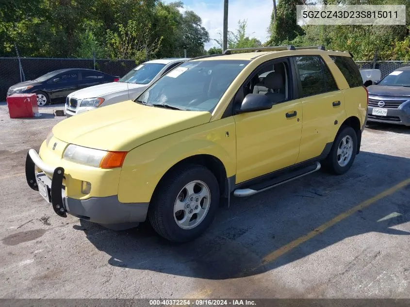 5GZCZ43D23S815011 2003 Saturn Vue 4 Cyl