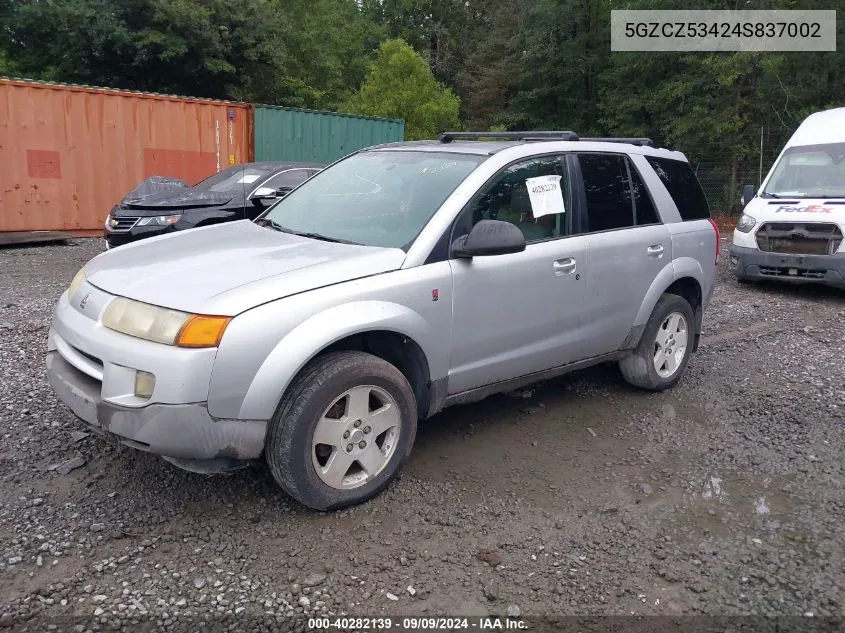 2004 Saturn Vue V6 VIN: 5GZCZ53424S837002 Lot: 40282139