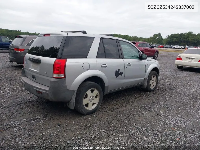 2004 Saturn Vue V6 VIN: 5GZCZ53424S837002 Lot: 40282139