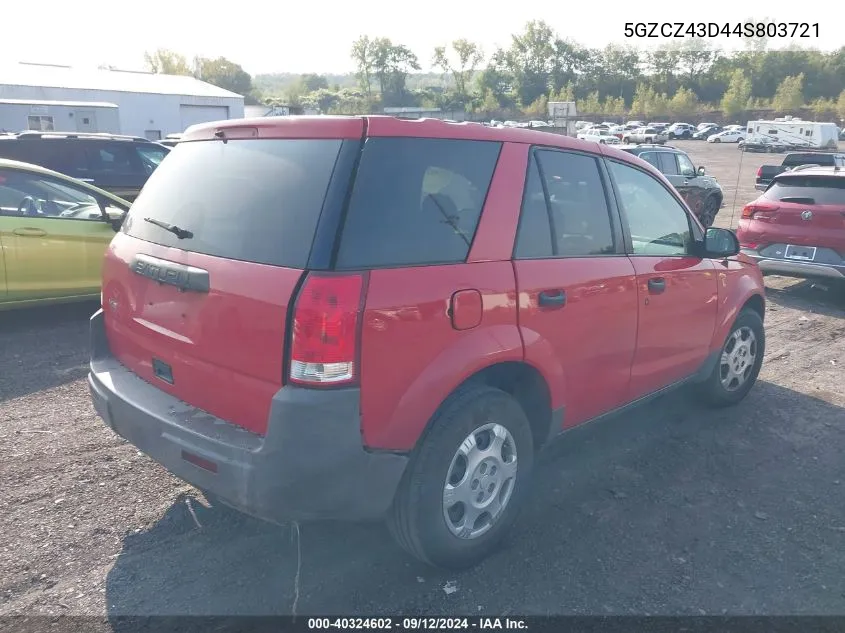 5GZCZ43D44S803721 2004 Saturn Vue