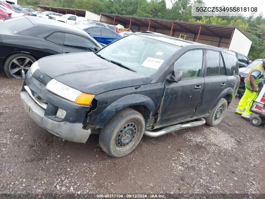 2005 Saturn Vue VIN: 5GZCZ53495S818108 Lot: 40317104